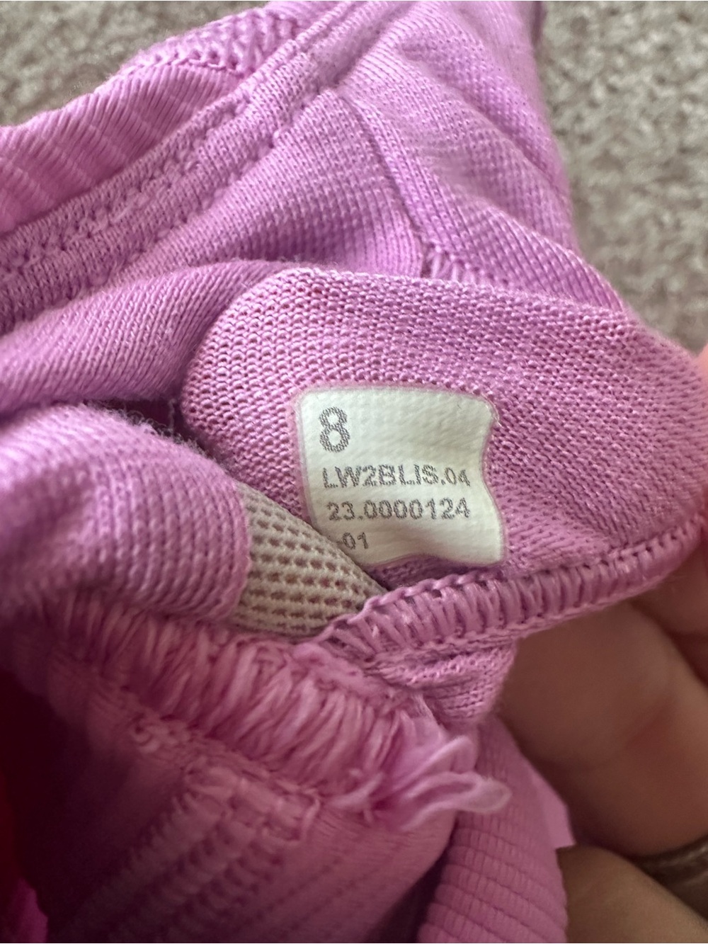 Lululemon longline energy bra *ribbed* - Picture 3 of 3